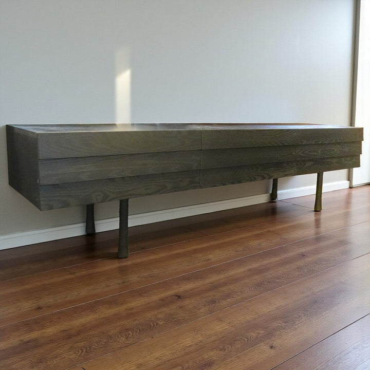 Orig. Price $2,795 - Long and Low Three Drawer Console