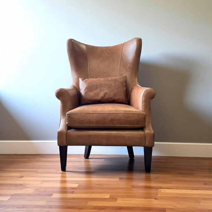 Orig Price $1359 - Leather Wing Chair