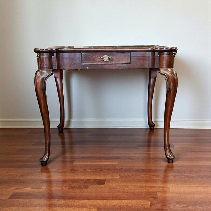 Orig Price $2000 - Game Table with Leather Top