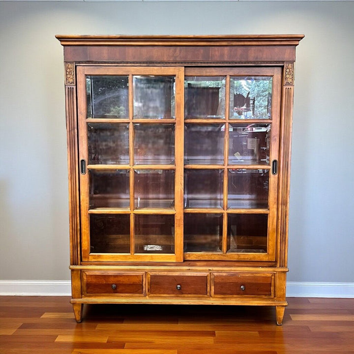Curio Cabinet with Sliding Doors