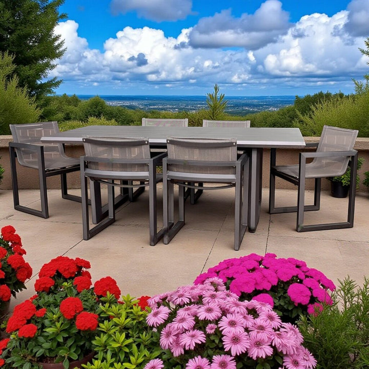 Outdoor Dining Set w/ 6 chairs