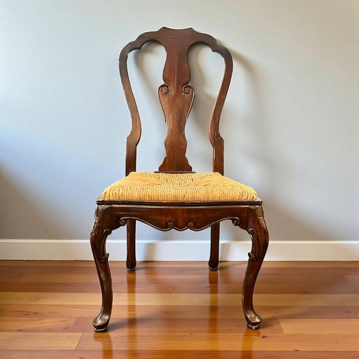 Orig Price $400 - Dining Chair w/ Rush Seat