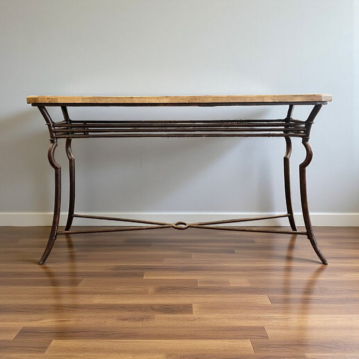 Orig Price $650 - Sofa table w/ Inlaid Top