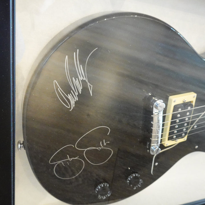 Crosby, Stills & Nash Shadowbox Framed Signed Guitar