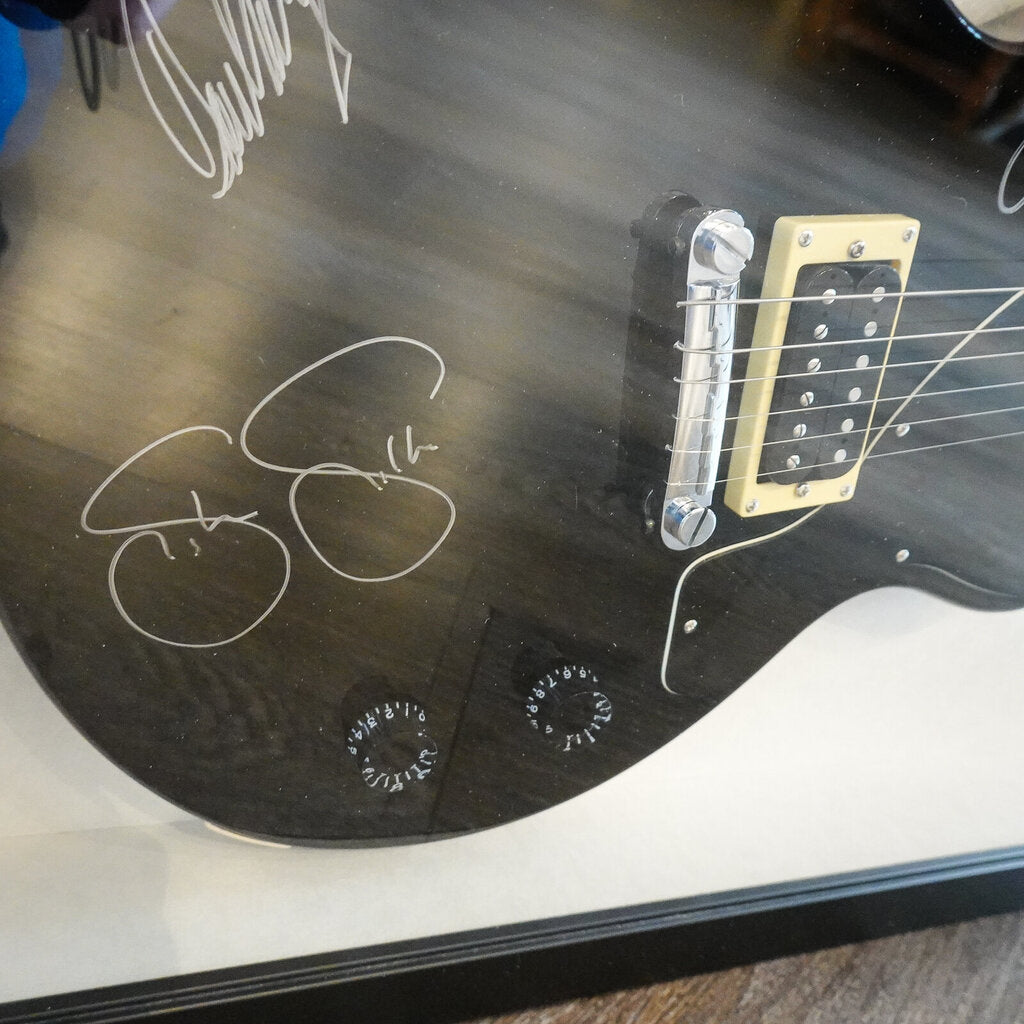 Crosby, Stills & Nash Shadowbox Framed Signed Guitar
