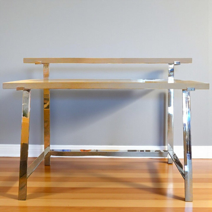Orig Price $650 - 2 Tier Modern Writing Desk