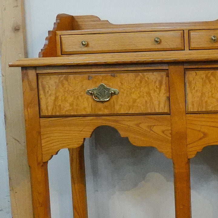 Orig Price $1200 - French Console with Hook Shelf