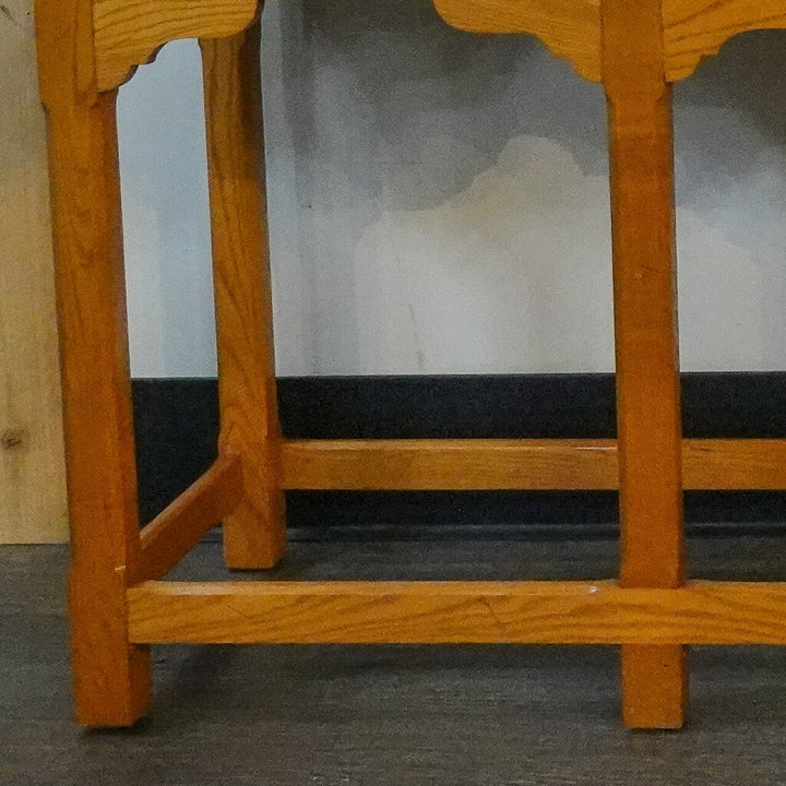 Orig Price $1200 - French Console with Hook Shelf