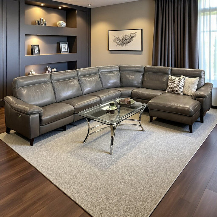 Orig Price $4157 - Sectional w/ Chaise & Recliner