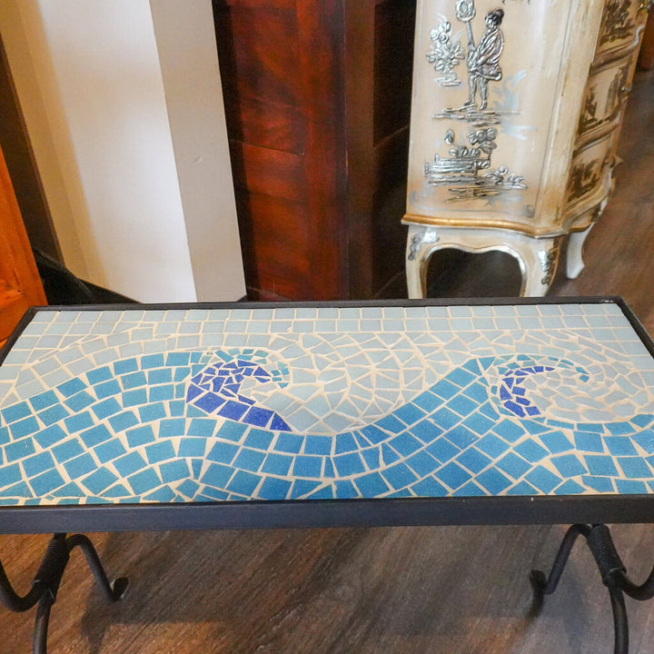 Mosiac Iron Accent Table