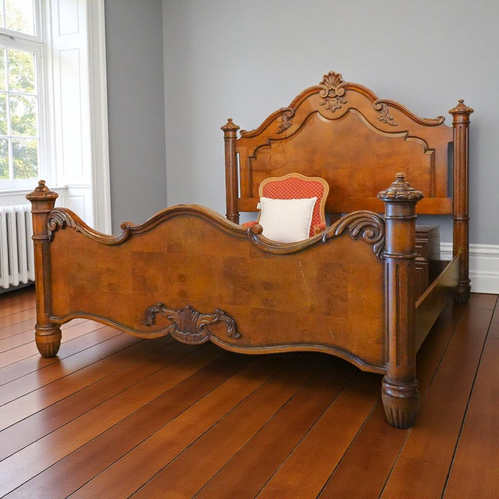 Orig Price $3000 - Ornate Wooden Bed