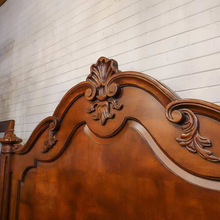 Orig Price $3000 - Ornate Wooden Bed