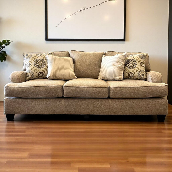 (BRAND NEW) 3 Cushion Sofa w/ Performance Fabric