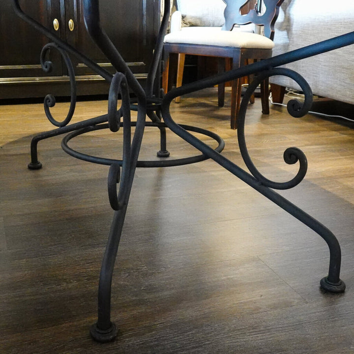 Orig. Price $4,500 - Oval Hammered Copper Dining Table