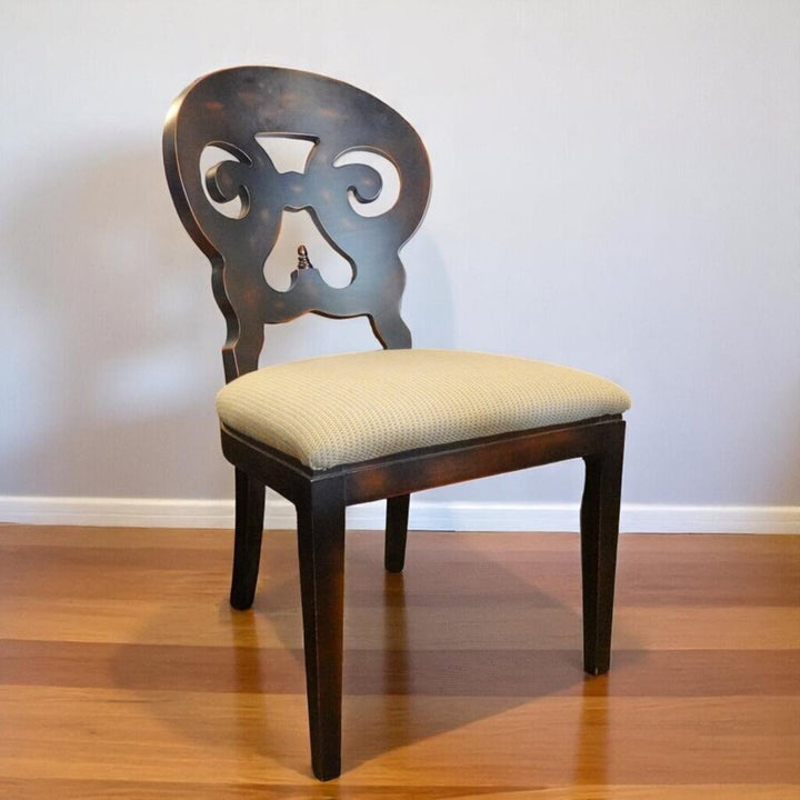Orig. Price $575 - Scroll Back Dining Side Chair