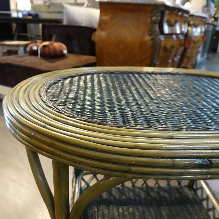 Wicker Accent Table