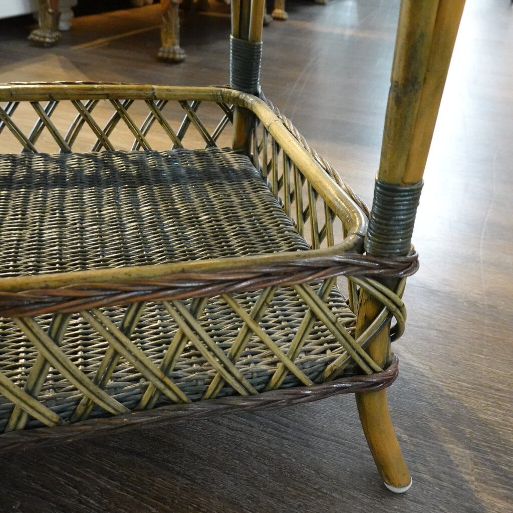Wicker Accent Table
