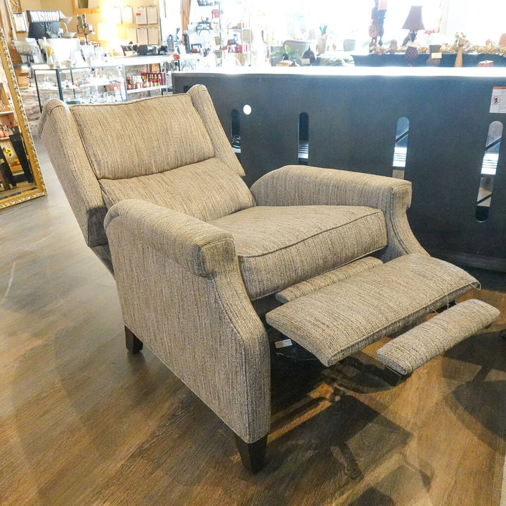 Orig Price $1800 - Transitional High Leg Wingback Recliner