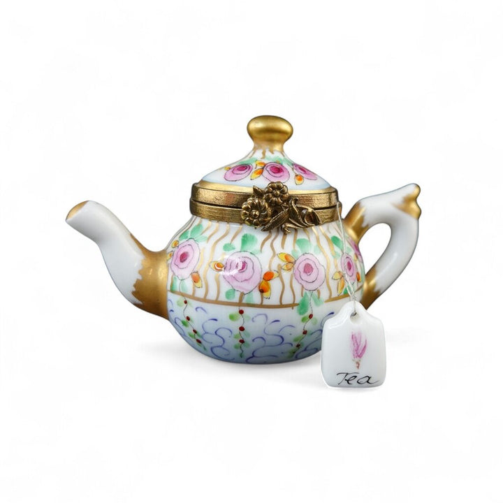 Teapot Trinket Box with Teabag