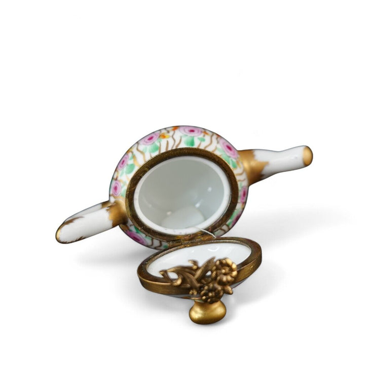 Teapot Trinket Box with Teabag