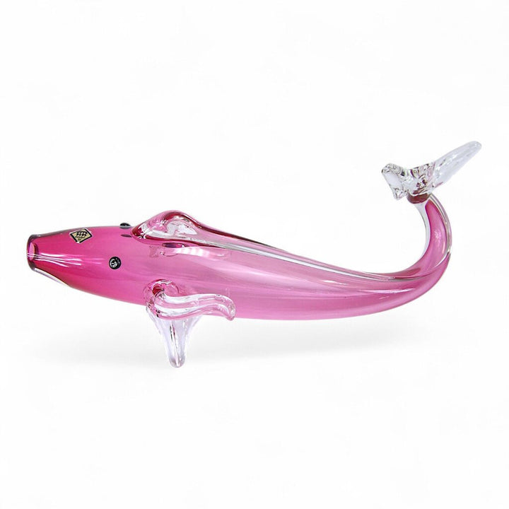 Blown Glass Fish Bud Vase
