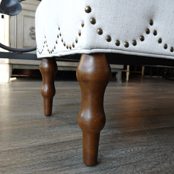 Orig Price $169 - Bench with Scalloped Nailhead Accent