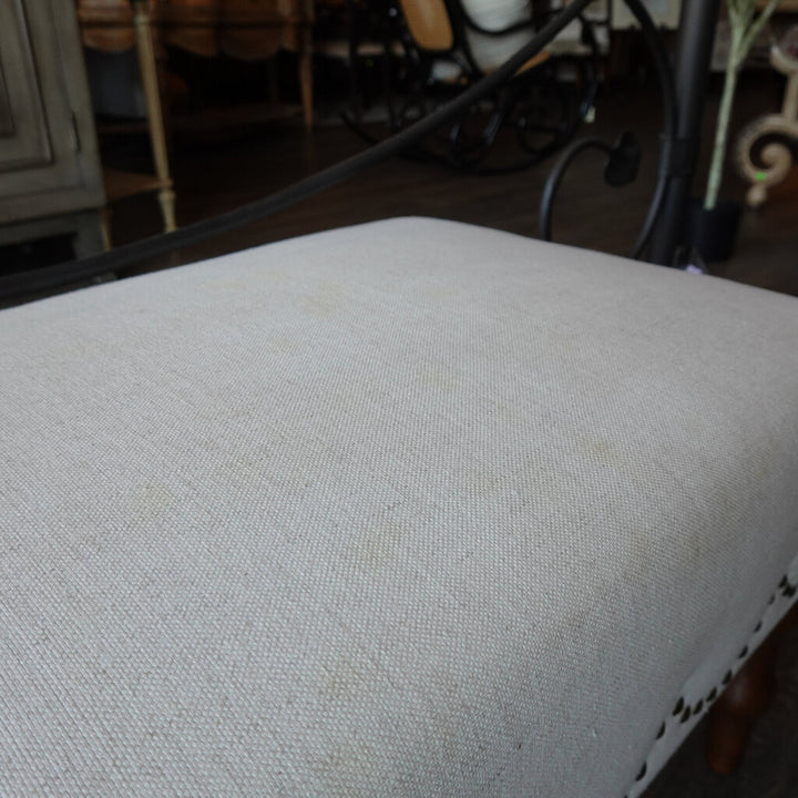 Orig Price $169 - Bench with Scalloped Nailhead Accent
