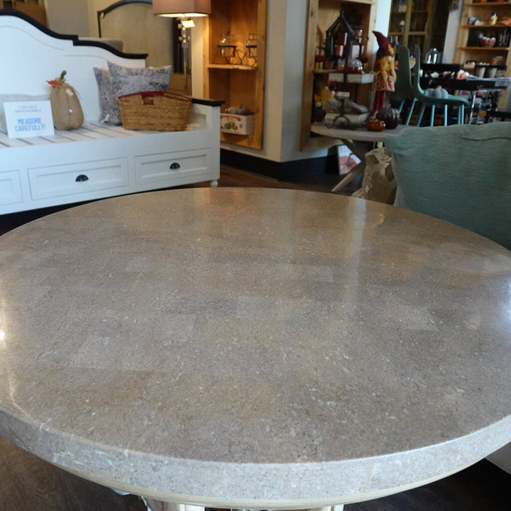 Orig Price $1400 - Stone Top French Country Accent Table