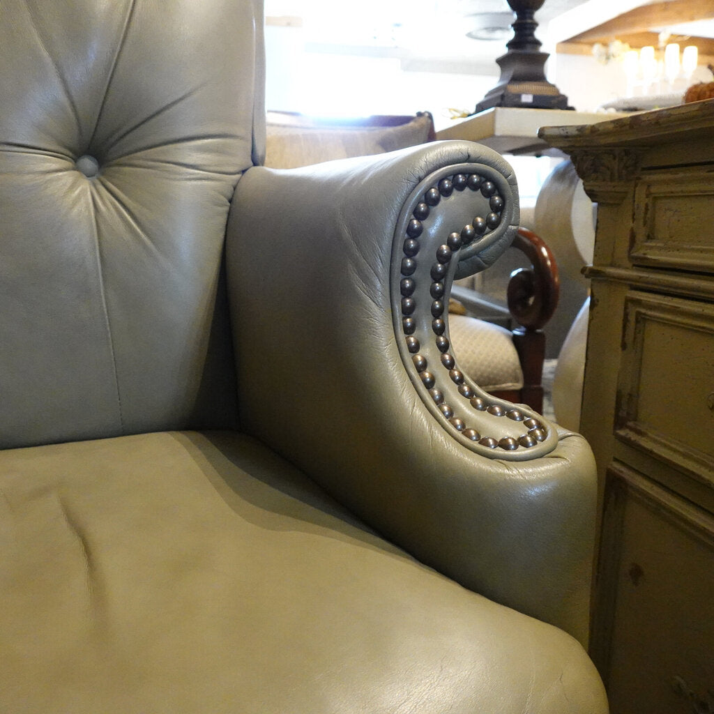 Orig Price $1200 - Leather Executive Desk Chair