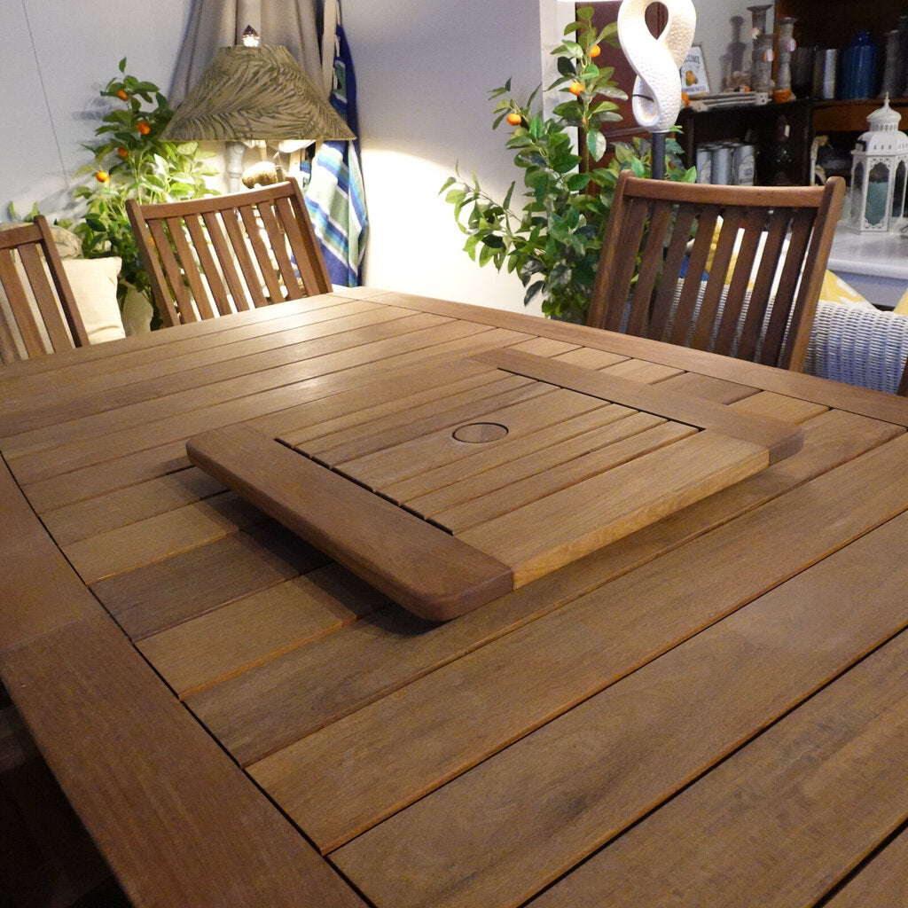 Orig. Price $7000 - Teak Patio Table with 8 Chairs