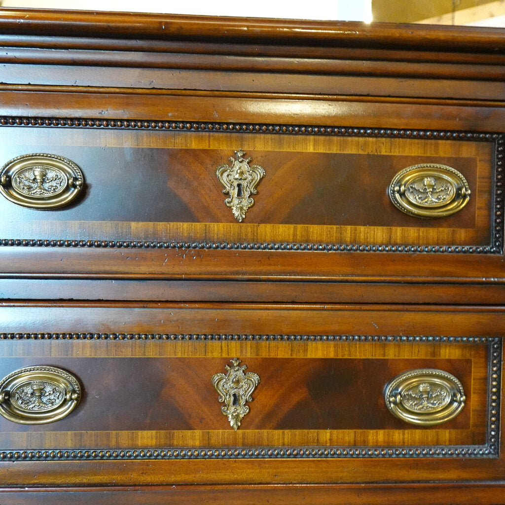 Vintage Neoclassical Style Demi-Lune Commode