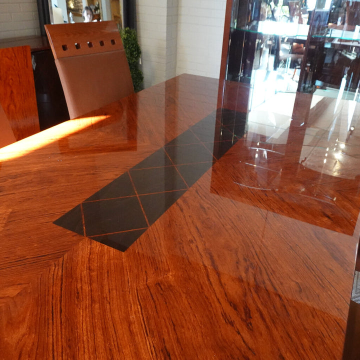 Orig Price $18,000 - 9 Piece Art Deco Lacquered Dining Room Suite