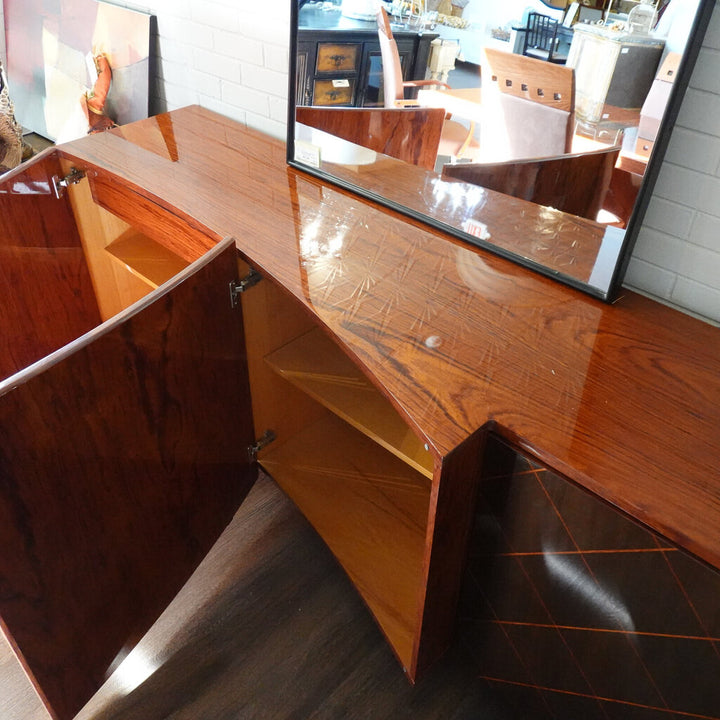 Orig Price $18,000 - 9 Piece Art Deco Lacquered Dining Room Suite