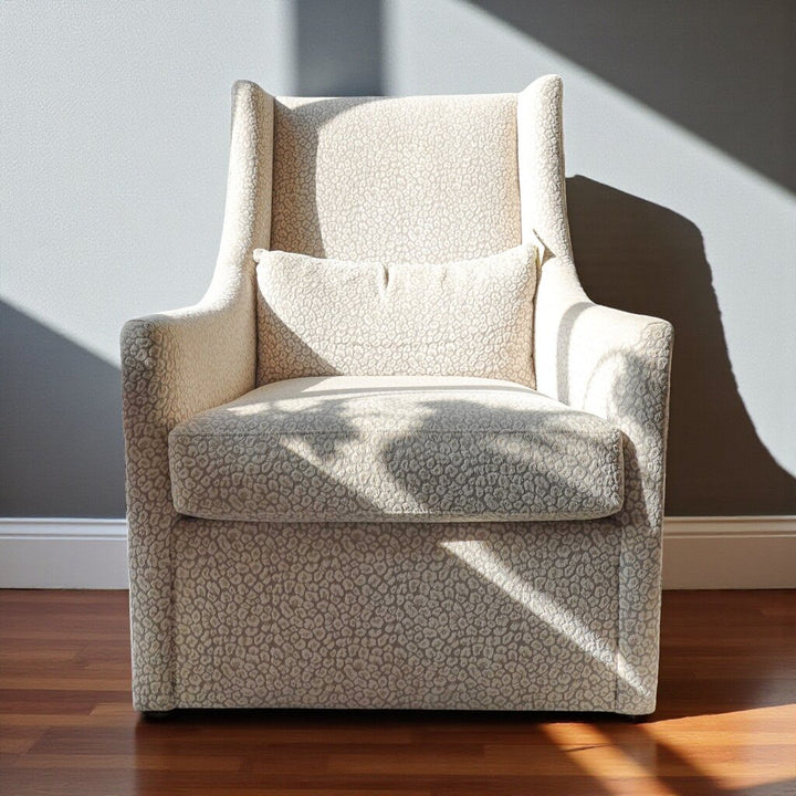 Orig. Price $2100 - Custom Swivel Rocker Chair with Pillow