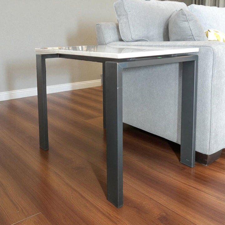 Orig Price $650 - Marble Top End Table