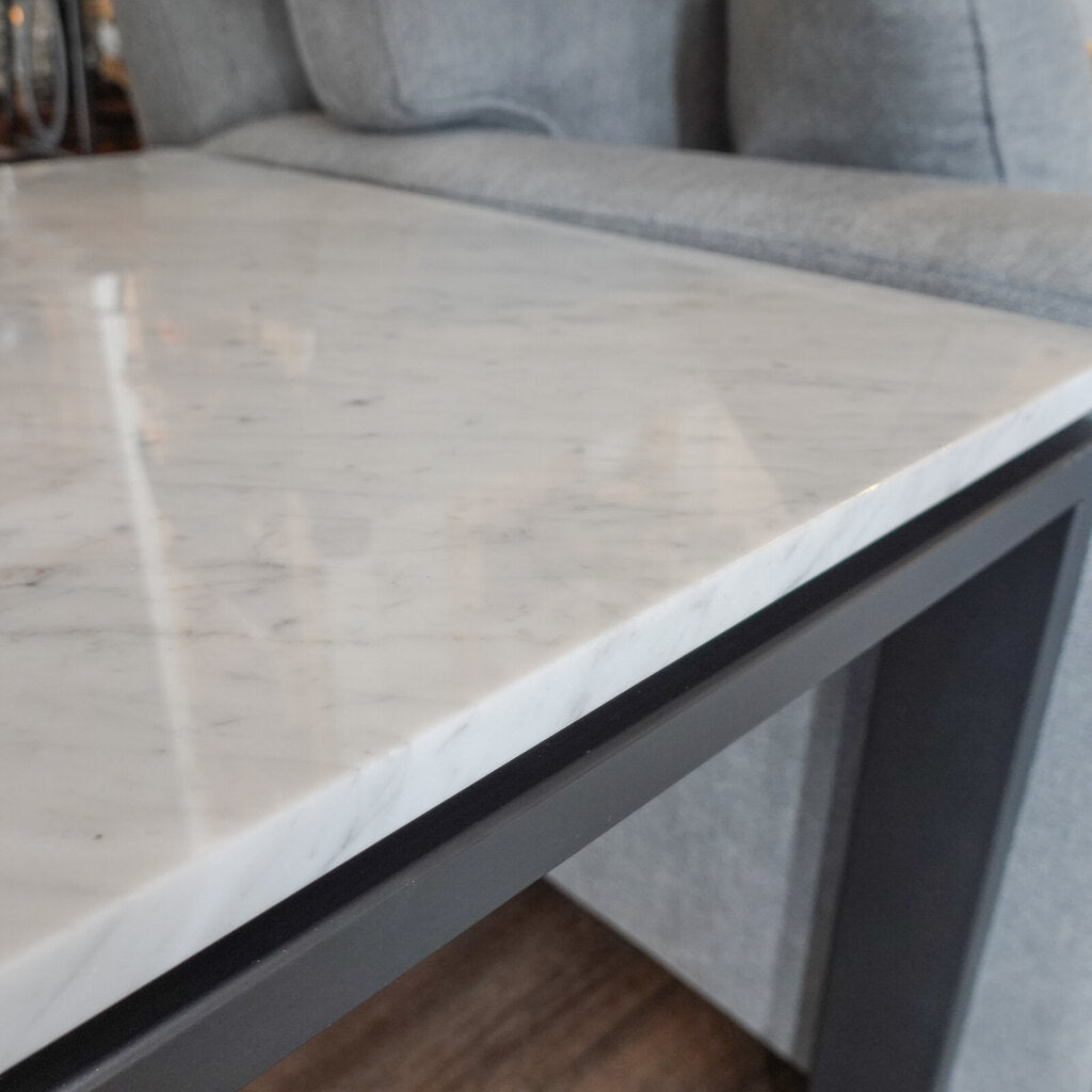Orig Price $650 - Marble Top End Table
