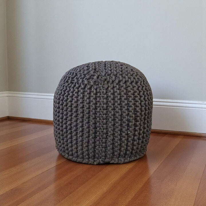 Woven Pouf