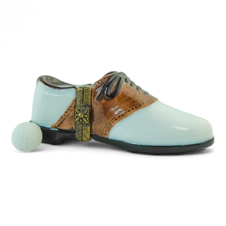 Golf Shoe Trinket Box with Ball