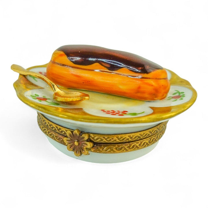 Chocolate Frosted Eclair Trinket Box