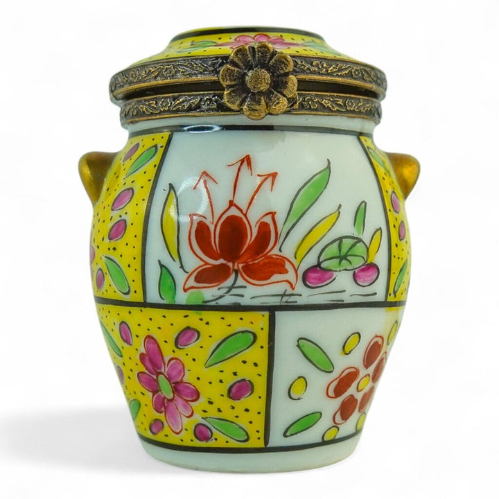 Lidded Ginger Trinket Box