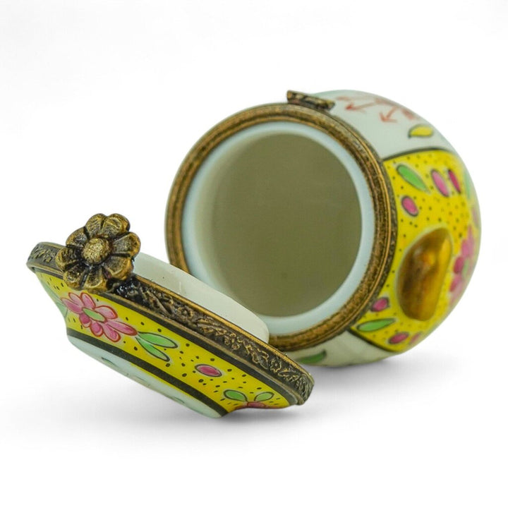 Lidded Ginger Trinket Box