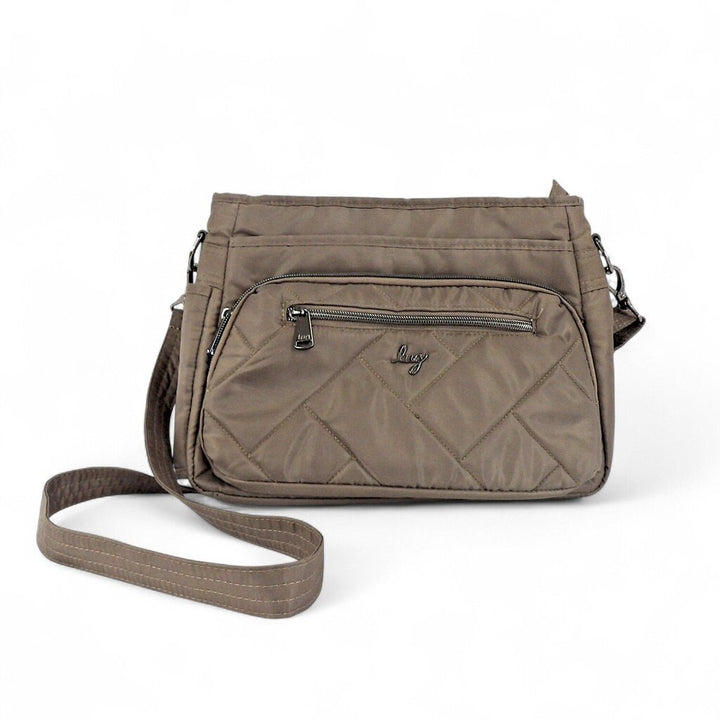 Quilted Shimmy LE Crossbody Handbag