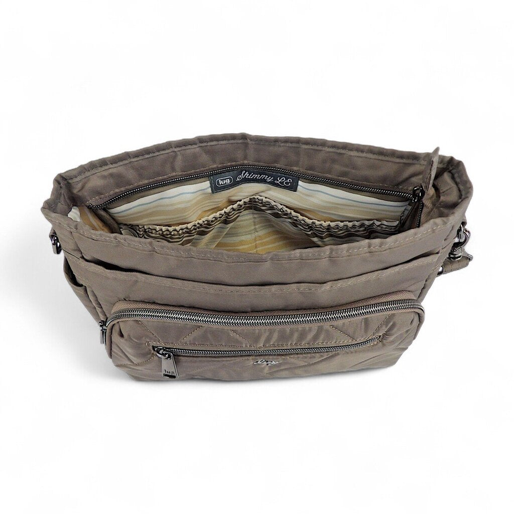 Quilted Shimmy LE Crossbody Handbag