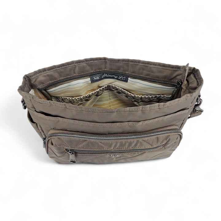 Quilted Shimmy LE Crossbody Handbag