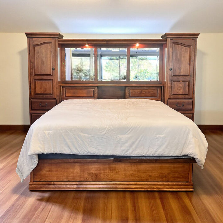 Orig price $4398 - King Bed w/ Storage