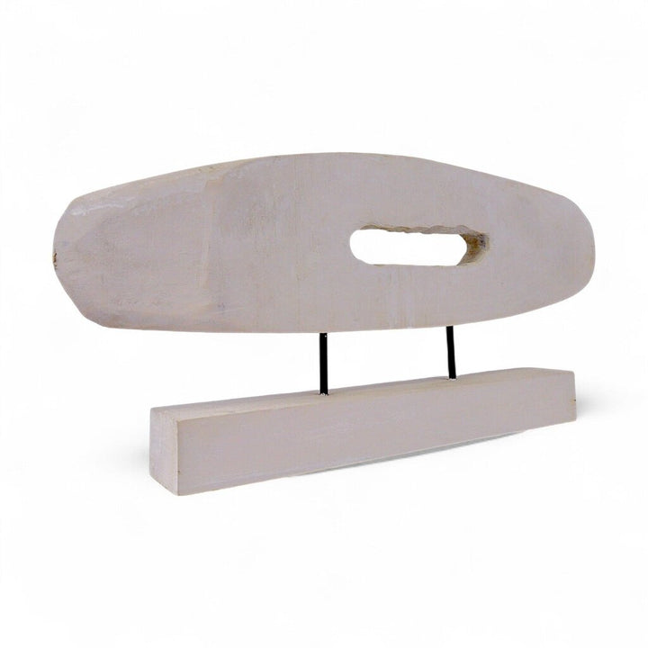 Wood Sculpture on Stand
