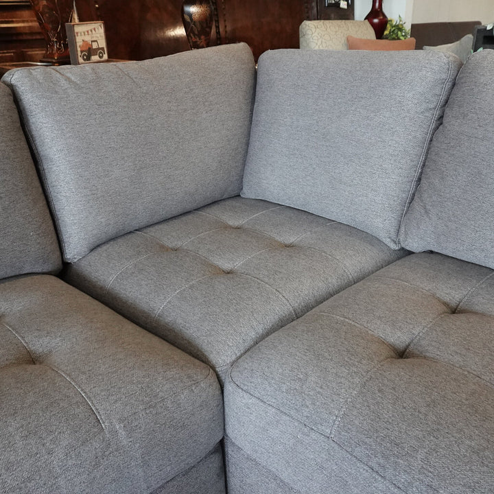 Orig Price $1900 - Sectional with Storage Ottoman