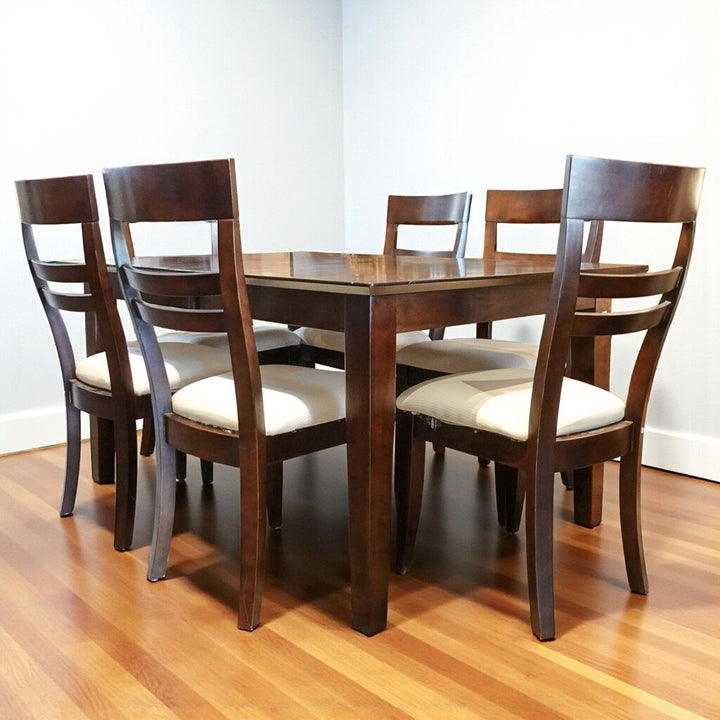 Orig Price $1200 - Dining Table with 6 Chairs