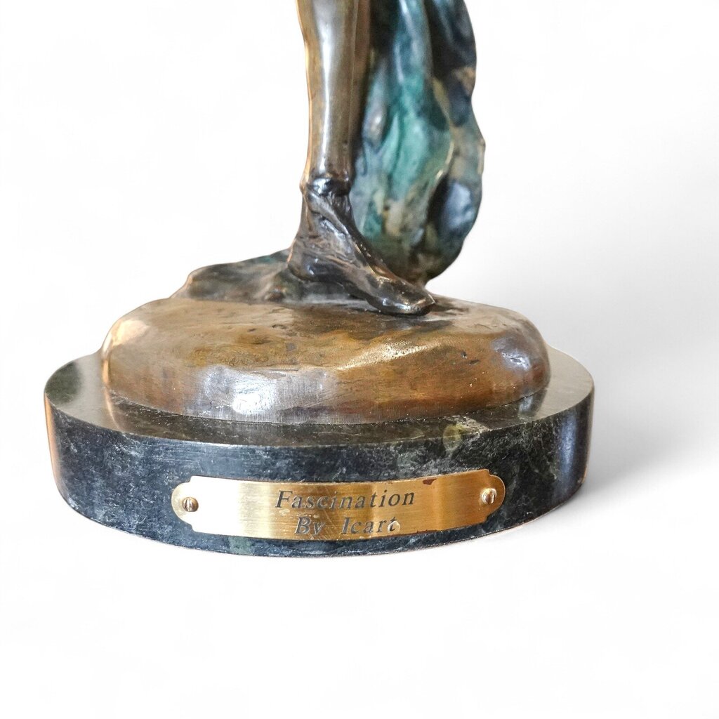 "Fascination" Bronze Sculpture inspired by Louis Icart