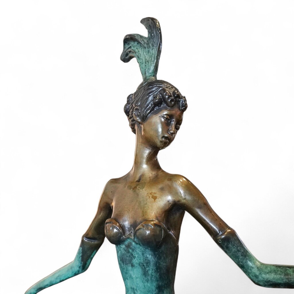 "Fascination" Bronze Sculpture inspired by Louis Icart